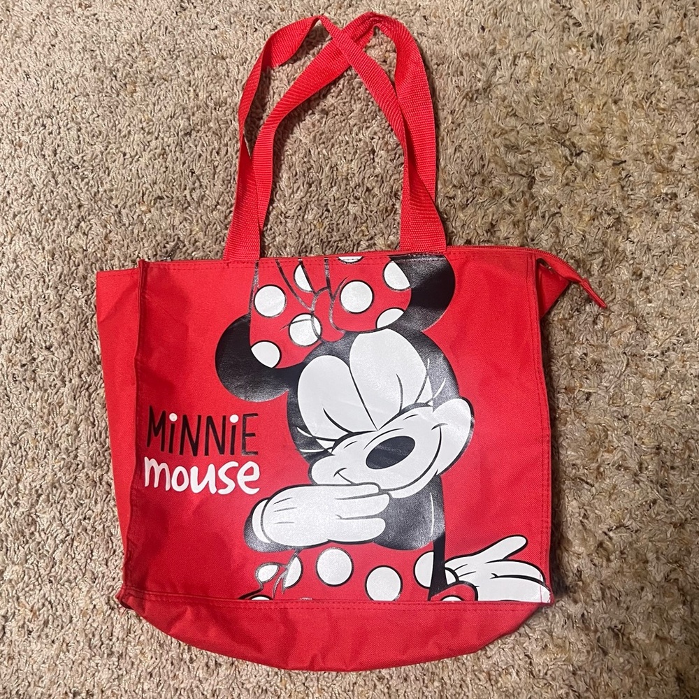 Minnie Mouse Disney Tote Bag Red
